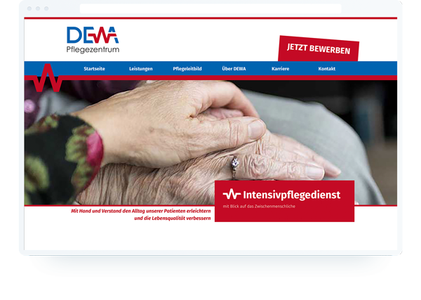 Webdesign :: DEWA Pflegezentrum