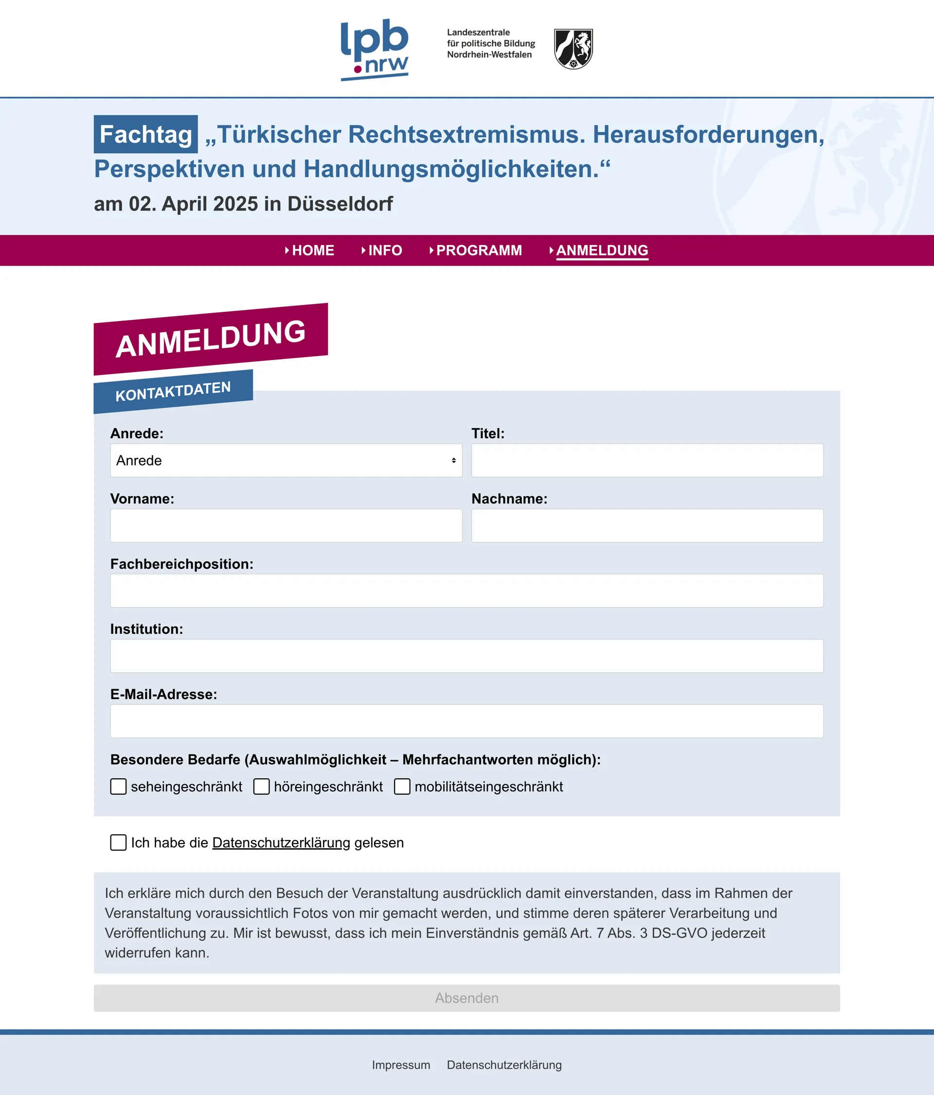 Landeszentrale für politische Bildung