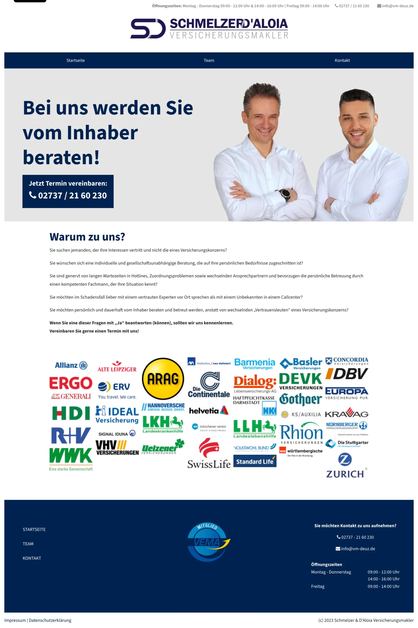 Schmelzer & D’Aloia Versicherungsmakler